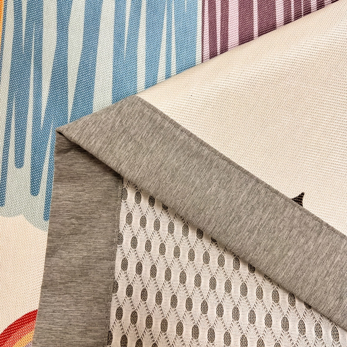 91家纺网 家纺一手货源 找家纺 懒猫 2025新款600D数码印花冰丝凉席席子 多彩世界