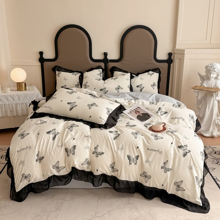 91家纺网 家纺一手货源 找家纺 （总）橘子家 2025新款云柔棉四件套