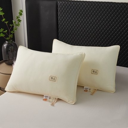 91家纺网 家纺一手货源 找家纺 （总）幸运草2025新款A类素棉亲肤羽丝绒枕芯单人成人用超柔软枕头