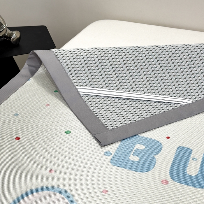 91家纺网 家纺一手货源 找家纺 倾慕  2025新款数码大版时尚卡通风冰藤席 BUNNY兔