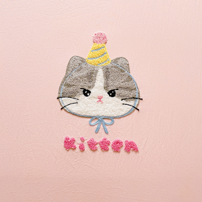 91家纺网 家纺一手货源 找家纺 海岛哥哥 2025春夏新款卡通毛巾绣床笠 个性猫咪