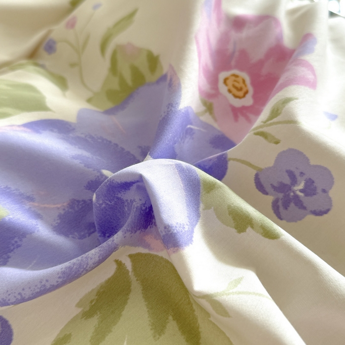 91家纺网 家纺一手货源 找家纺 澳梵家居 2025新款全棉印花四件套 彩蝶