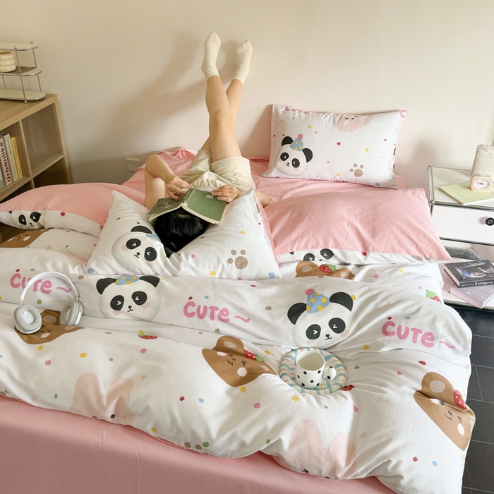 91家纺网 家纺一手货源 找家纺 澳梵家居 2025新款全棉印花四件套 奇妙庄园