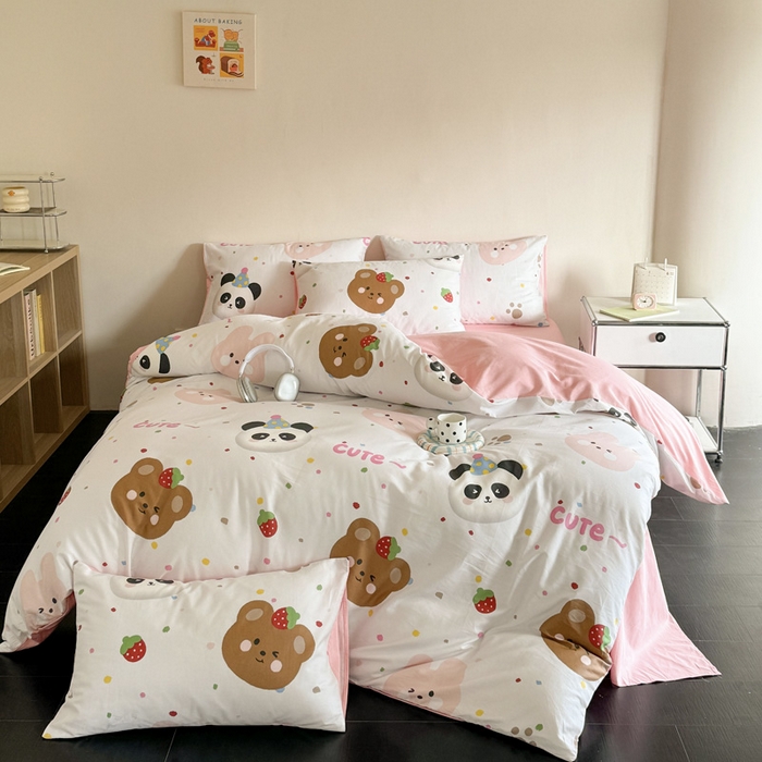 澳梵家居 2025新款全棉印花四件套 奇妙庄园