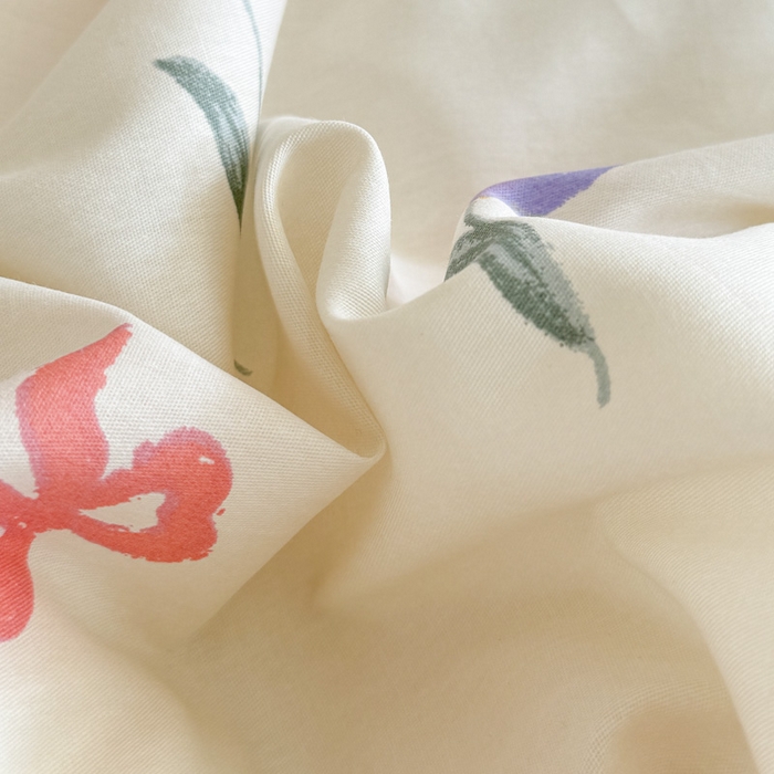 91家纺网 家纺一手货源 找家纺 澳梵家居 2025新款全棉印花四件套 郁金花语