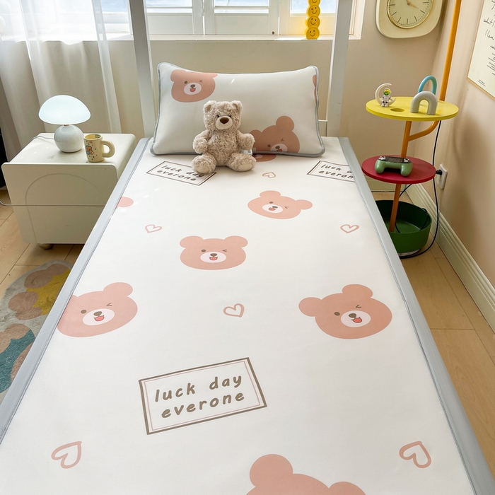 91家纺网 家纺一手货源 找家纺 （总）爱思凯家纺 2025新款【学生】碳光冰皮席凉席