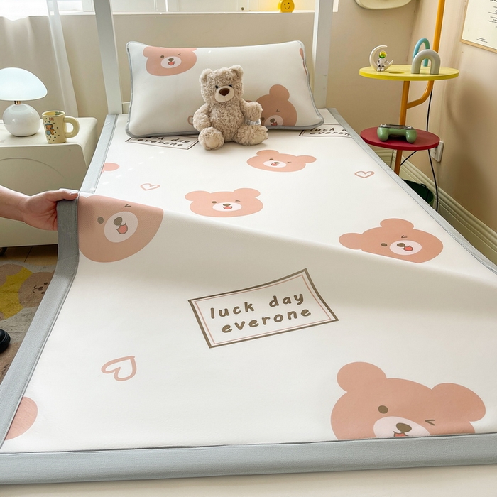 91家纺网 家纺一手货源 找家纺 （总）爱思凯家纺 2025新款【学生】碳光冰皮席凉席