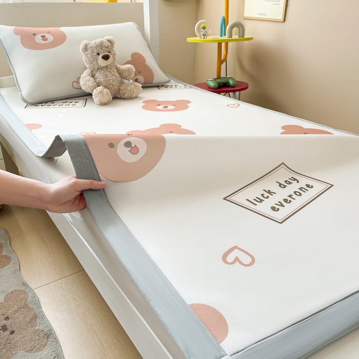 91家纺网 家纺一手货源 找家纺 （总）爱思凯家纺 2025新款【学生】碳光冰皮席凉席