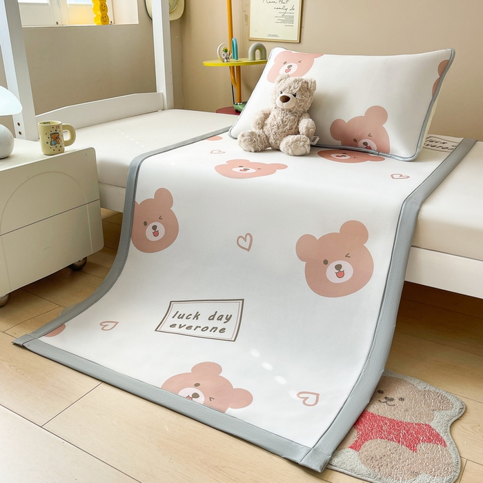 91家纺网 家纺一手货源 找家纺 （总）爱思凯家纺 2025新款【学生】碳光冰皮席凉席