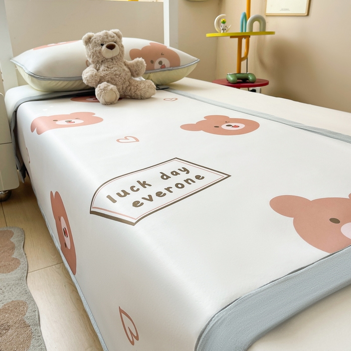 91家纺网 家纺一手货源 找家纺 （总）爱思凯家纺 2025新款【学生】碳光冰皮席凉席