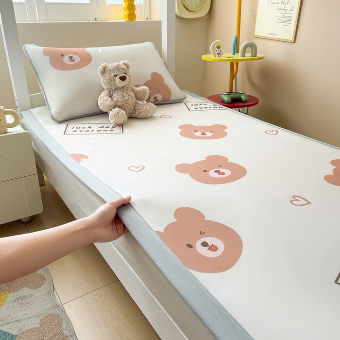 91家纺网 家纺一手货源 找家纺 （总）爱思凯家纺 2025新款【学生】碳光冰皮席凉席