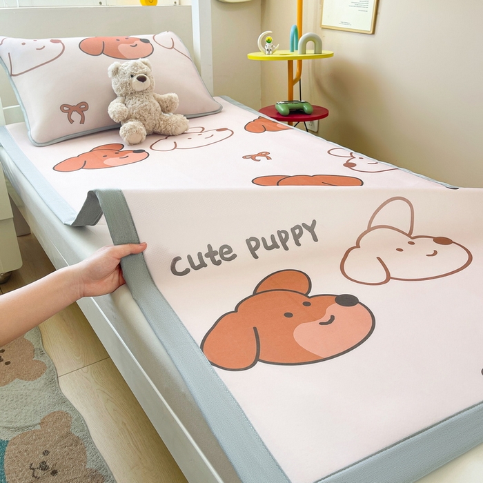 91家纺网 家纺一手货源 找家纺 （总）爱思凯家纺 2025新款【学生】碳光冰皮席凉席