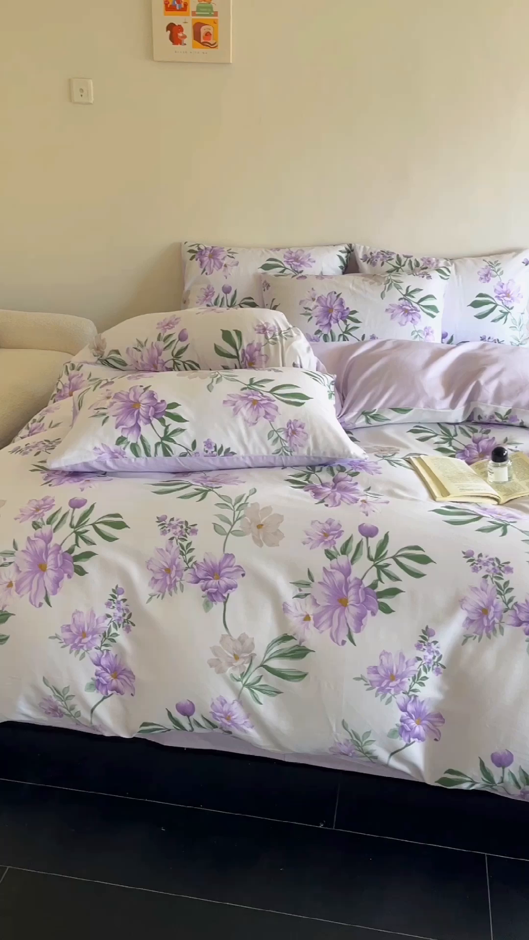 91家纺网 家纺一手货源 找家纺 澳梵家居 2025新款全棉印花四件套 花锦