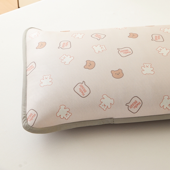 91家纺网 家纺一手货源 找家纺 翎盈家纺 2025新款600D冰丝枕套  饼干熊