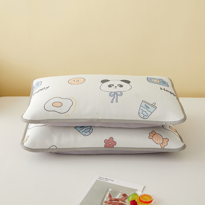 91家纺网 家纺一手货源 找家纺 翎盈家纺 2025新款600D冰丝枕套  动物会