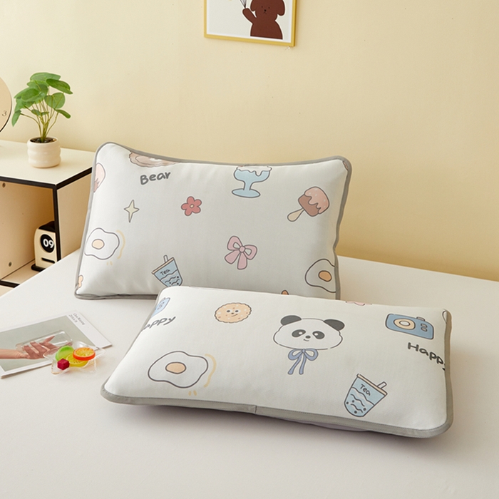 91家纺网 家纺一手货源 找家纺 翎盈家纺 2025新款600D冰丝枕套  动物会