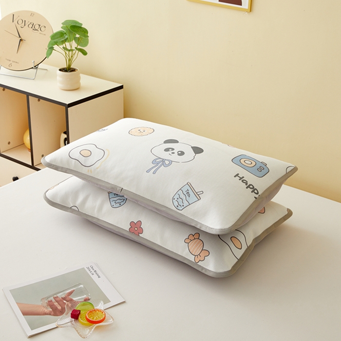 91家纺网 家纺一手货源 找家纺 翎盈家纺 2025新款600D冰丝枕套  动物会