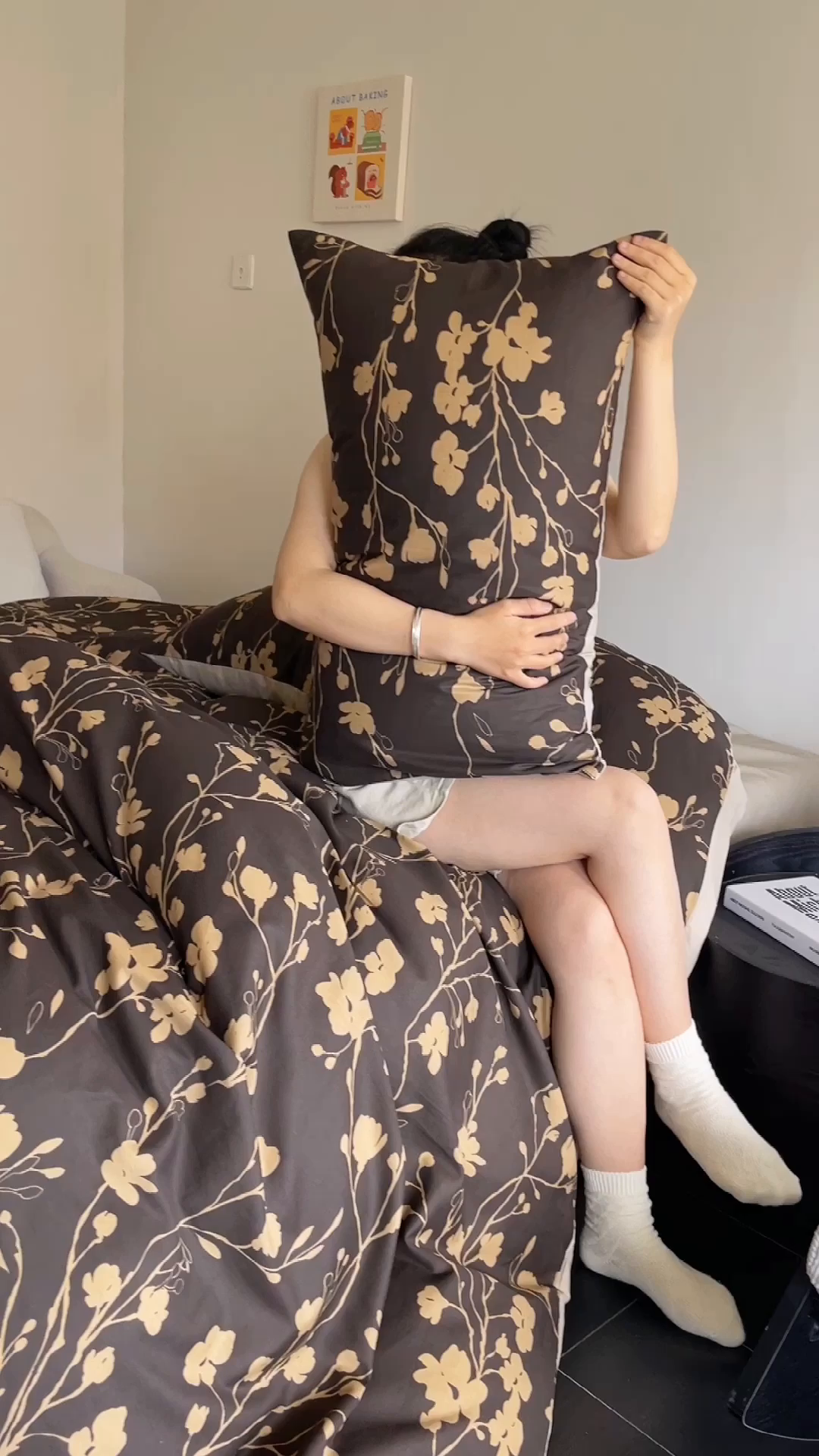 91家纺网 家纺一手货源 找家纺 澳梵家居 2025新款全棉印花四件套 花韵连锦