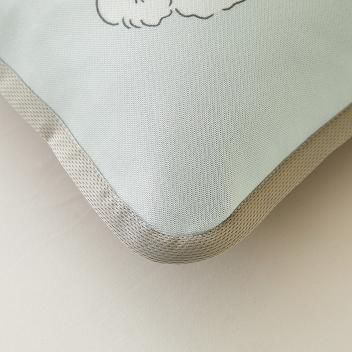 91家纺网 家纺一手货源 找家纺 翎盈家纺 2025新款600D冰丝枕套  快乐狗