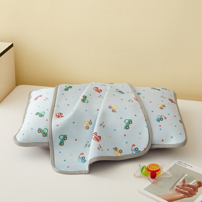 91家纺网 家纺一手货源 找家纺 翎盈家纺 2025新款600D冰丝枕套  快乐汽车