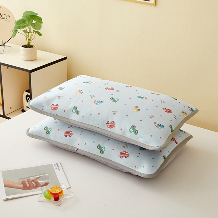 91家纺网 家纺一手货源 找家纺 翎盈家纺 2025新款600D冰丝枕套  快乐汽车