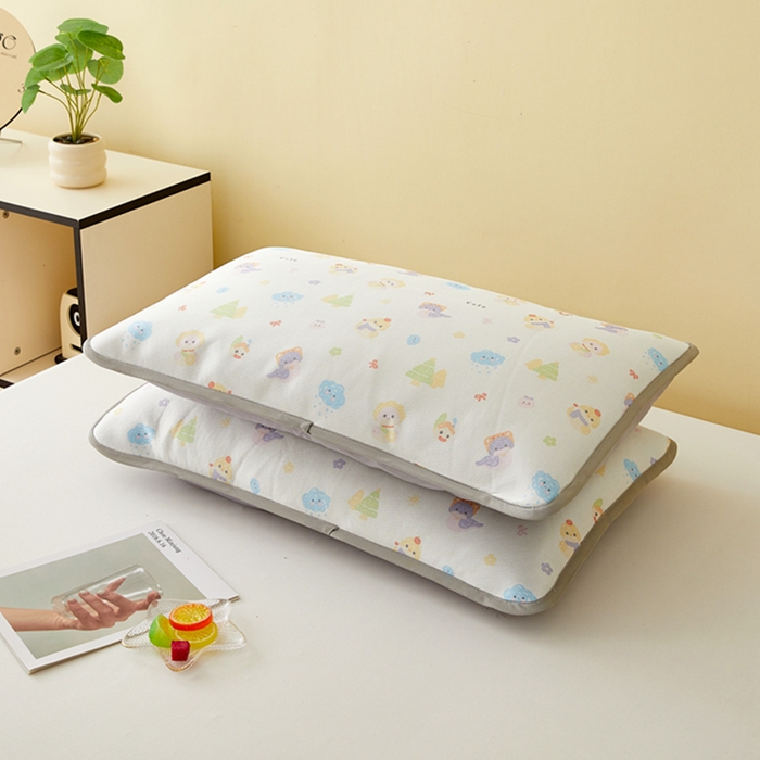 91家纺网 家纺一手货源 找家纺 翎盈家纺 2025新款600D冰丝枕套  森林乐园