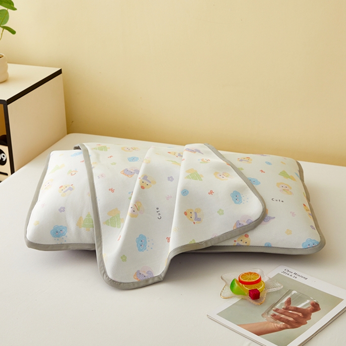 91家纺网 家纺一手货源 找家纺 翎盈家纺 2025新款600D冰丝枕套  森林乐园