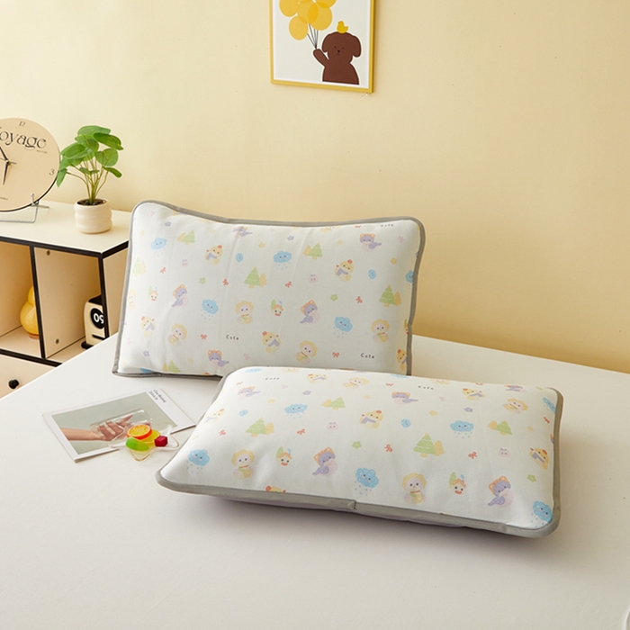 91家纺网 家纺一手货源 找家纺 翎盈家纺 2025新款600D冰丝枕套  森林乐园