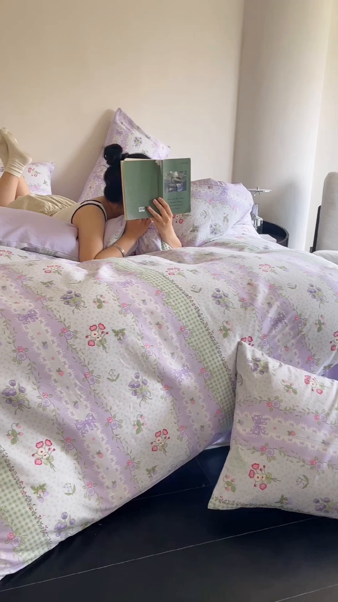 91家纺网 家纺一手货源 找家纺 澳梵家居 2025新款全棉印花四件套 浪漫鲜花