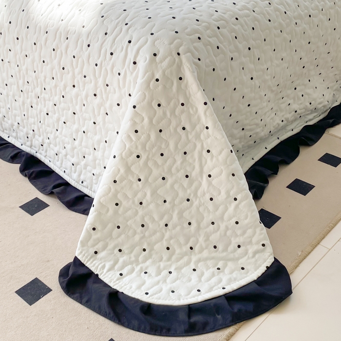 91家纺网 家纺一手货源 找家纺 （总）佳品居 2025新款A类水洗棉夹棉夏被床盖四件套-赫本风