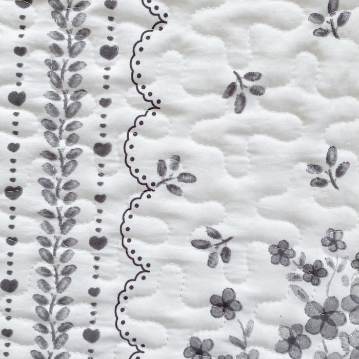 91家纺网 家纺一手货源 找家纺 佳品居 2025新款A类水洗棉夹棉夏被床盖四件套-赫本风 赫本风-繁花