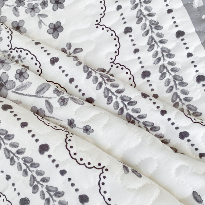 91家纺网 家纺一手货源 找家纺 佳品居 2025新款A类水洗棉夹棉夏被床盖四件套-赫本风 赫本风-繁花