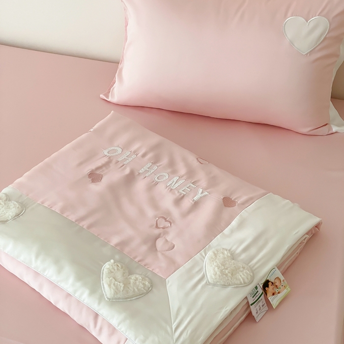 91家纺网 家纺一手货源 找家纺 星野 2025新款60s进口奥地利兰精天丝蚕丝夏被夏凉被空调被兰精天丝夏被系列 温心