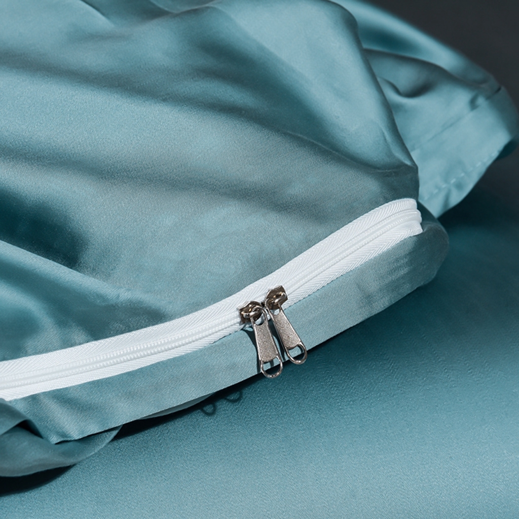 91家纺网 家纺一手货源 找家纺 简爱家纺 2025亲肤舒适60s兰精天丝四件套【可授权】 冰蓝色