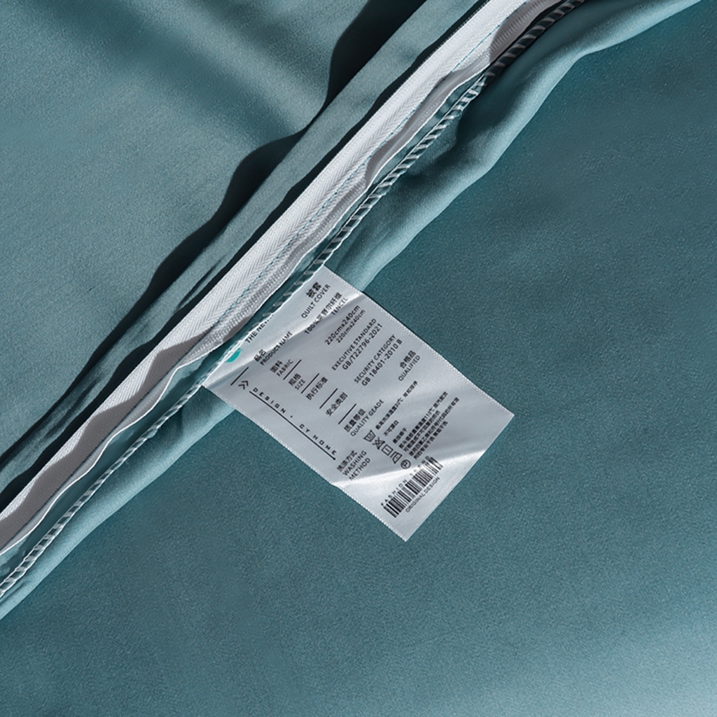 91家纺网 家纺一手货源 找家纺 简爱家纺 2025亲肤舒适60s兰精天丝四件套【可授权】 冰蓝色