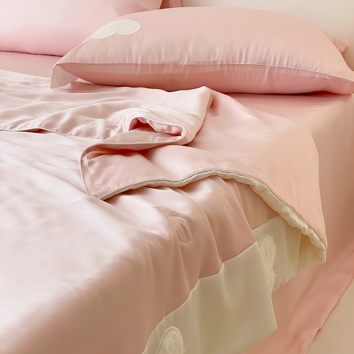 91家纺网 家纺一手货源 找家纺 星野 2025新款60s进口奥地利兰精天丝蚕丝夏被夏凉被空调被兰精天丝夏被系列 温心