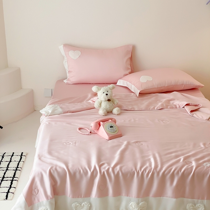 91家纺网 家纺一手货源 找家纺 星野 2025新款60s进口奥地利兰精天丝蚕丝夏被夏凉被空调被兰精天丝夏被系列 温心