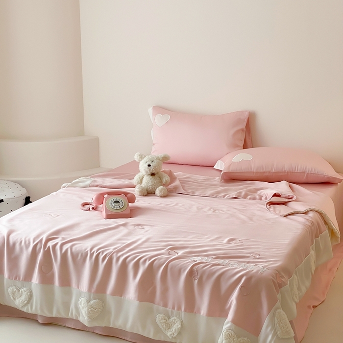 91家纺网 家纺一手货源 找家纺 星野 2025新款60s进口奥地利兰精天丝蚕丝夏被夏凉被空调被兰精天丝夏被系列 温心