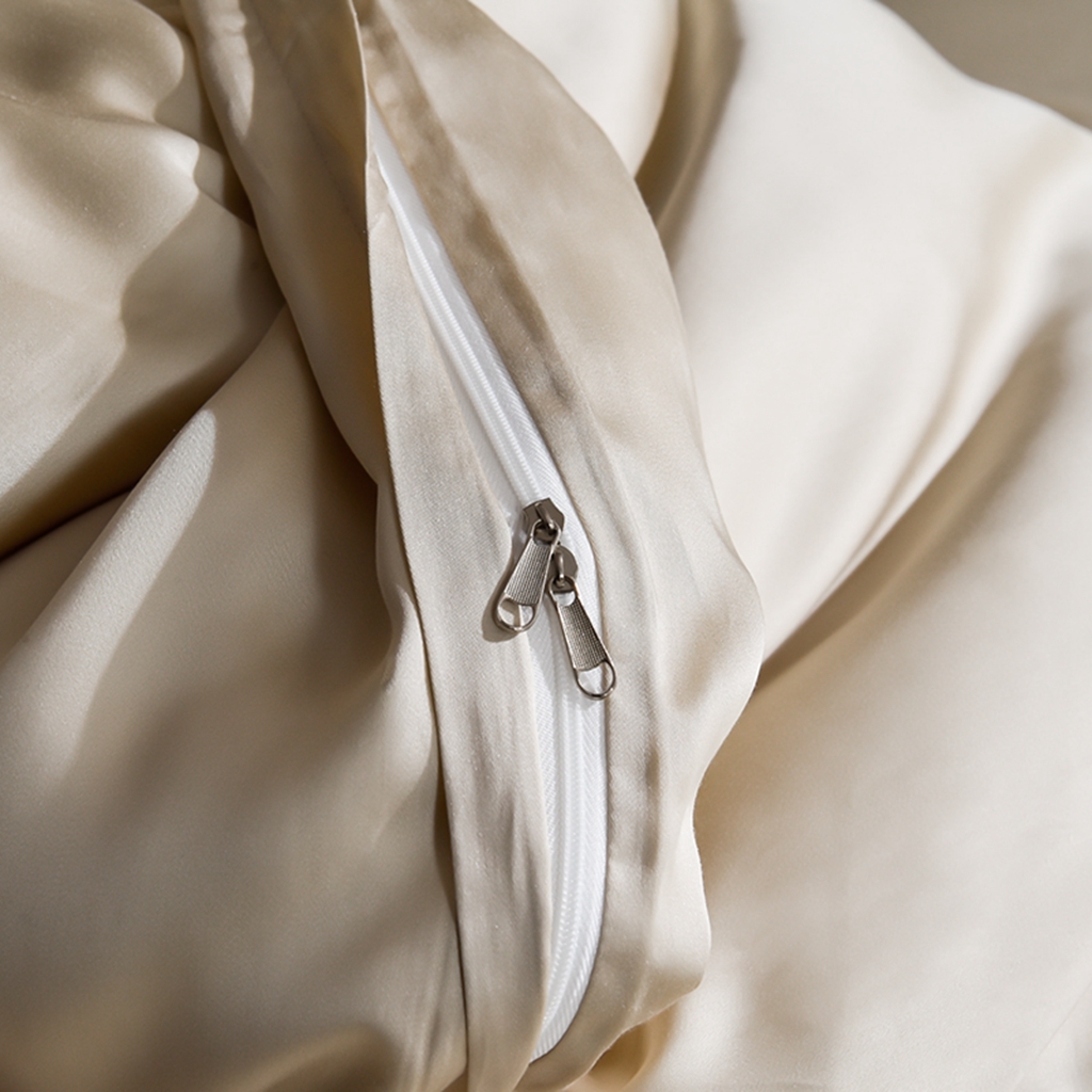 91家纺网 家纺一手货源 找家纺 简爱家纺 2025亲肤舒适60s兰精天丝四件套【可授权】 浅茶色