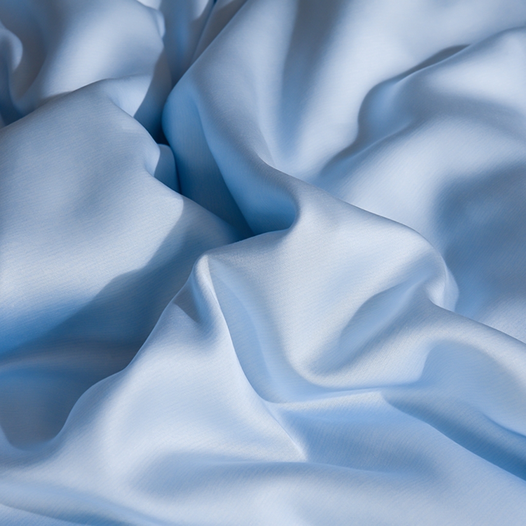 91家纺网 家纺一手货源 找家纺 简爱家纺 2026亲肤舒适60s兰精天丝四件套【可授权】 浅天蓝