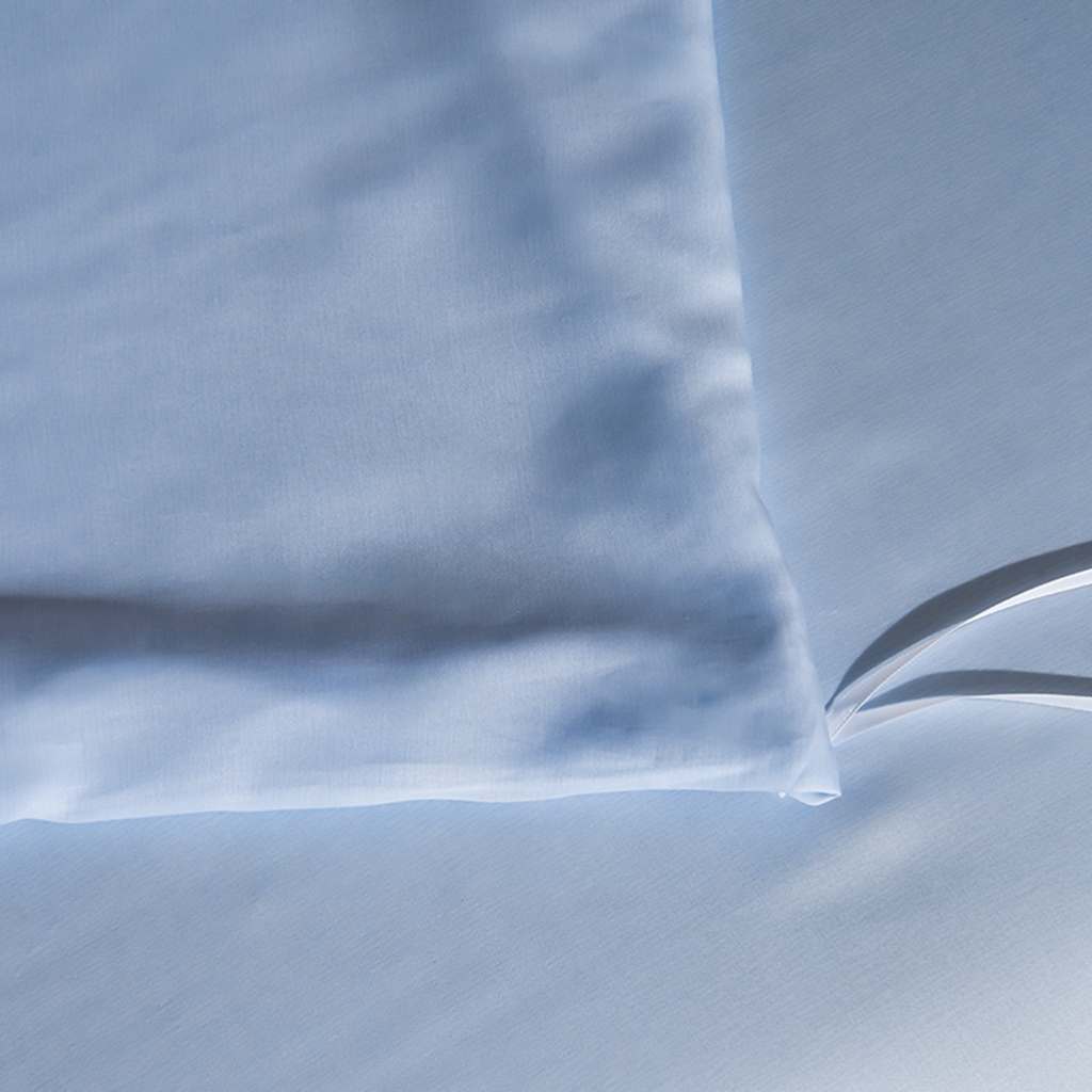 91家纺网 家纺一手货源 找家纺 简爱家纺 2026亲肤舒适60s兰精天丝四件套【可授权】 浅天蓝