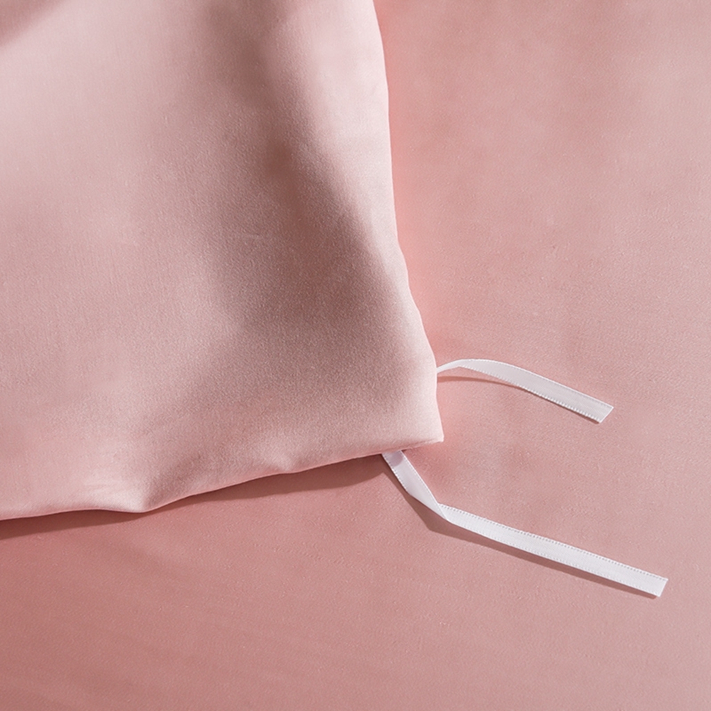 91家纺网 家纺一手货源 找家纺 简爱家纺 2025亲肤舒适60s兰精天丝四件套【可授权】 珊瑚粉