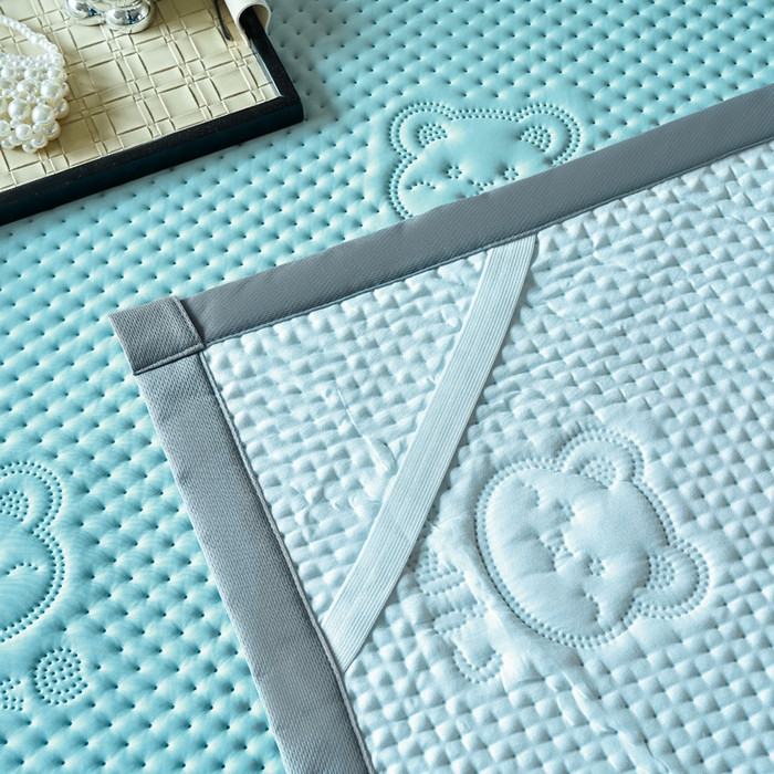 91家纺网 家纺一手货源 找家纺 （总）金盛皇朝家纺 2025新款冰丝凉感凉豆豆凉席席子凉席-床席款