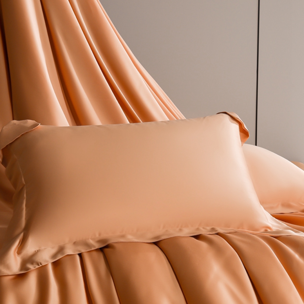 91家纺网 家纺一手货源 找家纺 简爱家纺 2026亲肤舒适60s兰精天丝四件套【可授权】 西柚色