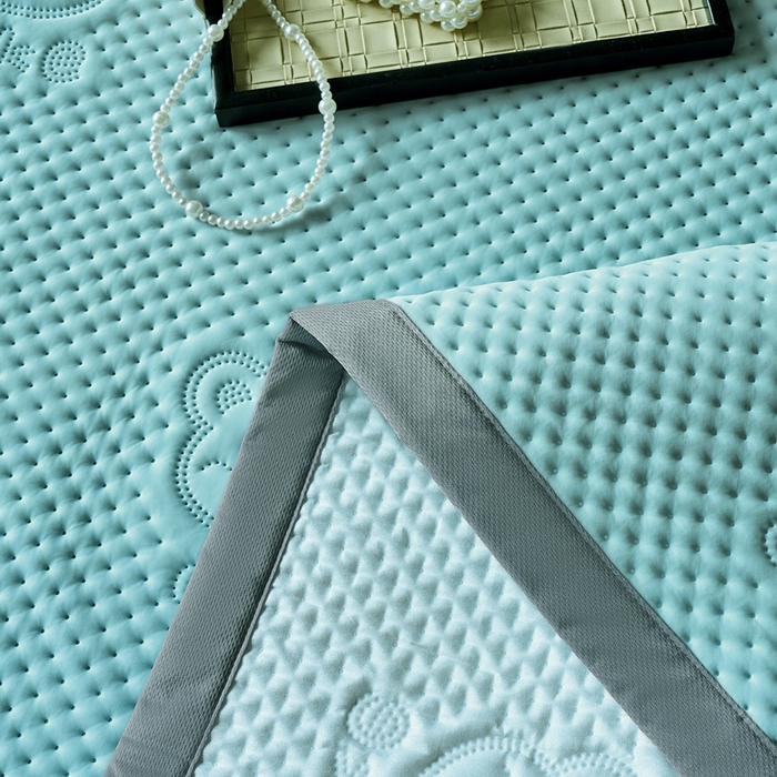 91家纺网 家纺一手货源 找家纺 （总）金盛皇朝家纺 2025新款冰丝凉感凉豆豆凉席席子凉席-床席款