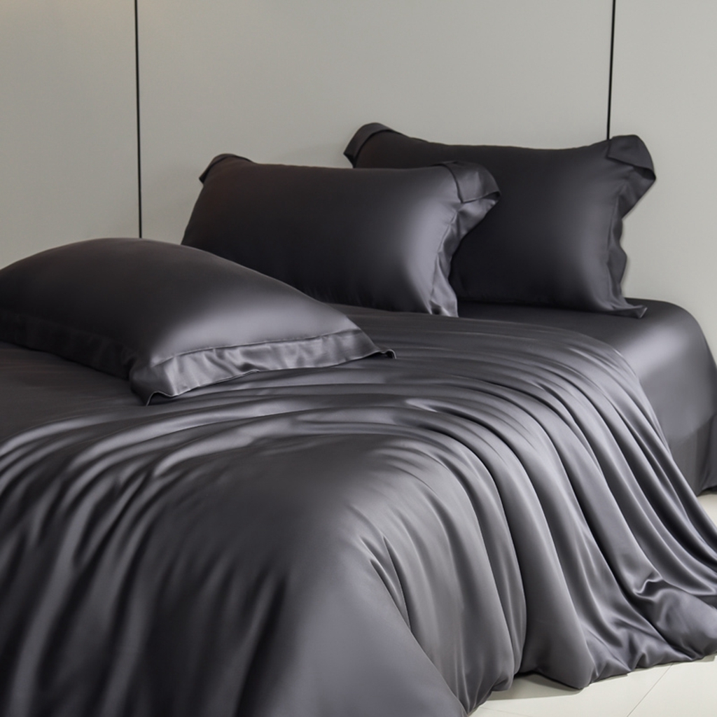 简爱家纺 2025亲肤舒适60s兰精天丝四件套【可授权】 星空灰