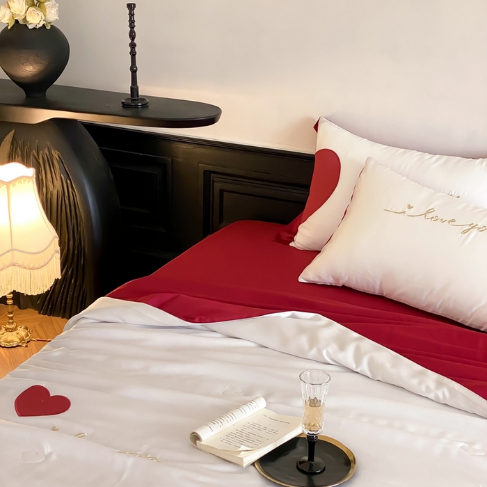 91家纺网 家纺一手货源 找家纺 星野 2025新款60s进口奥地利兰精天丝蚕丝夏被夏凉被空调被兰精天丝夏被系列 因为爱情