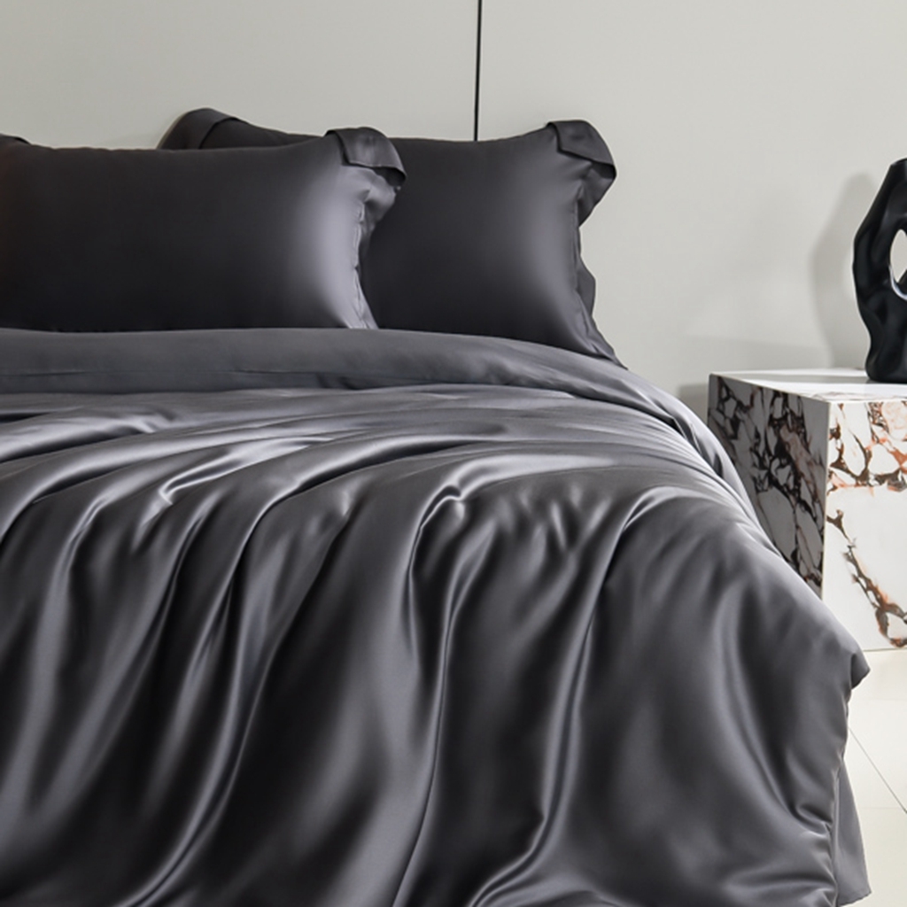 91家纺网 家纺一手货源 找家纺 简爱家纺 2026亲肤舒适60s兰精天丝四件套【可授权】 星空灰