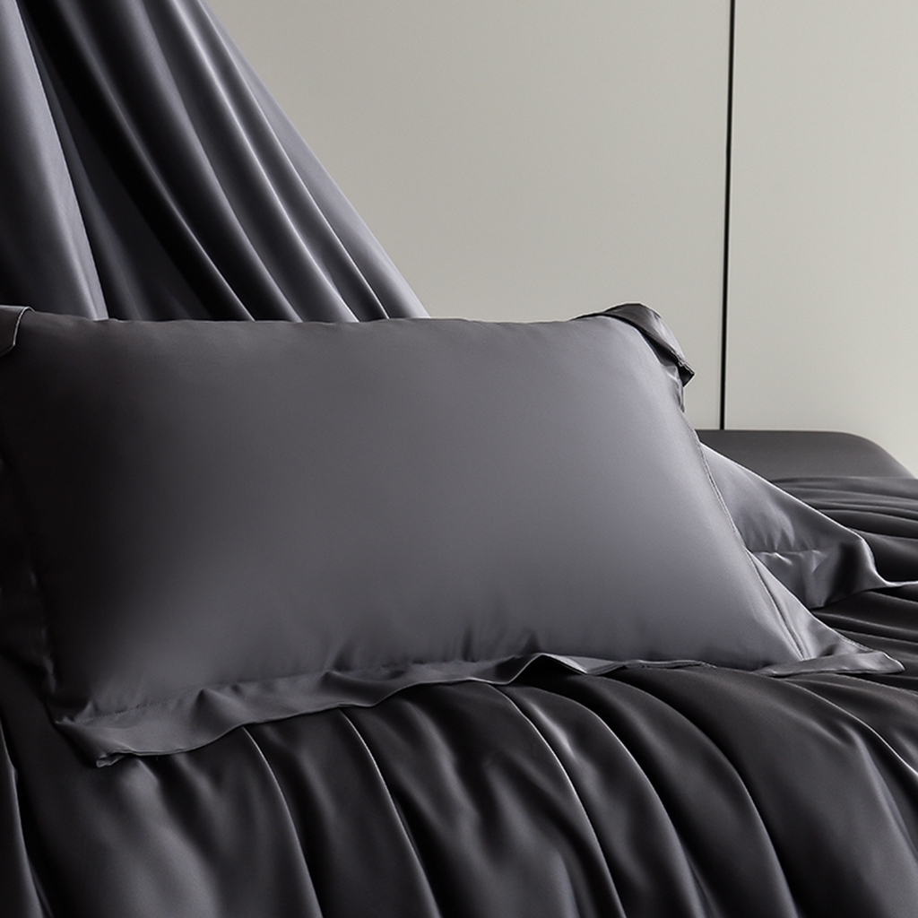 91家纺网 家纺一手货源 找家纺 简爱家纺 2026亲肤舒适60s兰精天丝四件套【可授权】 星空灰