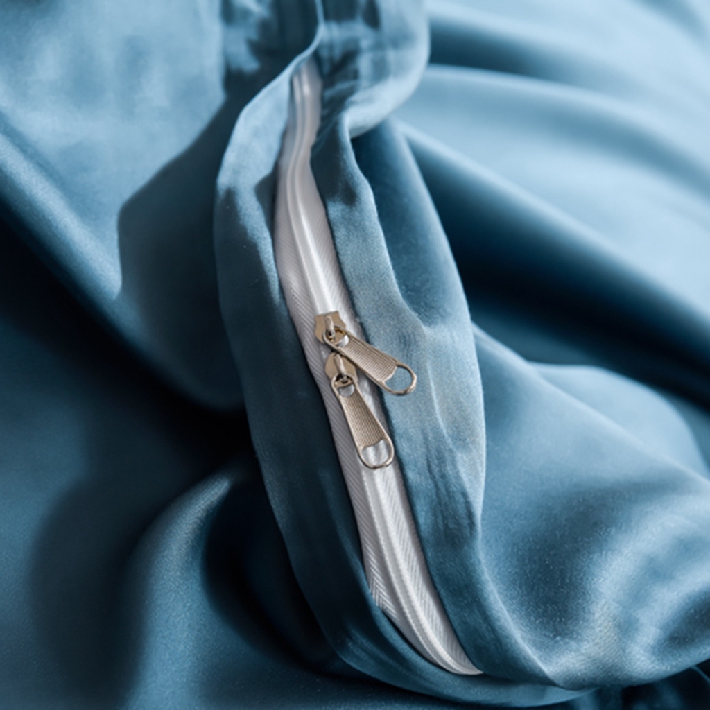 91家纺网 家纺一手货源 找家纺 简爱家纺 2025亲肤舒适60s兰精天丝四件套【可授权】 燕领蓝